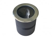 零眩光偏光地埋燈 洗墻專用 φ100